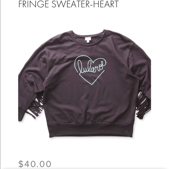 LuLaRoe Fringe Sweatshirt - Picture 6 of 6